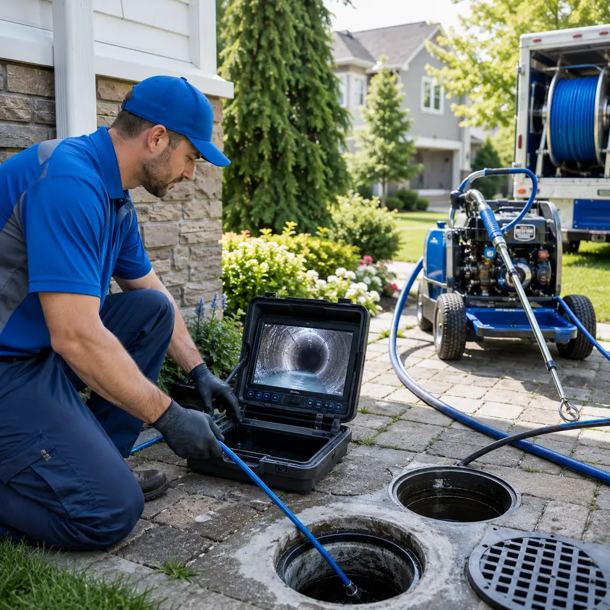 Outdoor drain cleaning professionals serving Davin, WV